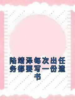 《陆靖泽每次出任务都要写一份遗书》江月灵陆靖泽全文免费试读