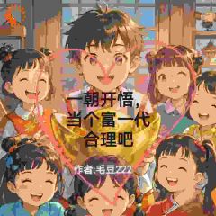 一朝开悟，当个富一代合理吧