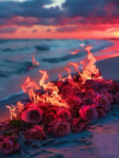 爱恨焚烬三生寂,唯剩骨作碑