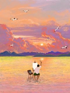 《我在比赛现场焚烧参赛画作后,学姐却急了》全文免费章节在线试读 林微月程渐青苏瓷小说