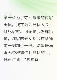 《当街杀妹只为求原谅》小说完结版精彩试读 沈墨轩楚婉沈素素小说全文