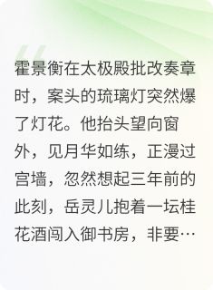 《青妗志:霜华长明》岳灵儿霍景衡耶律昭大结局精彩试读