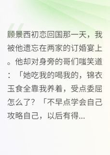 顾景西初恋回国那一天