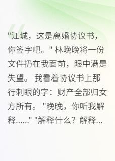 妻子提离婚,我才知被人设计苏柔林晚晚小说全部章节目录
