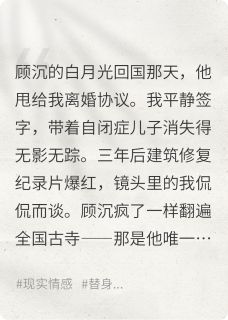 《别来无恙，前夫》林琳顾沉沈聿大结局在线阅读