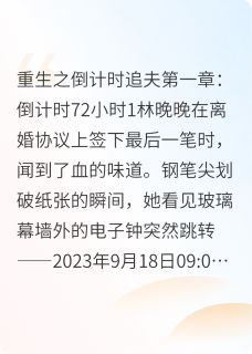 重生在离婚倒计时