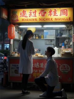 他跪在酸辣粉摊前哭着说我错了