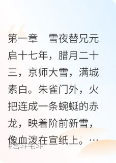 雀台雪尽，风月独眠