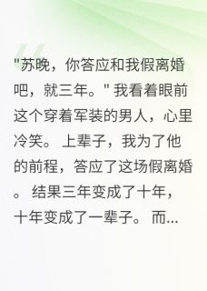 《重回76我秒答应首长老公假离婚》小说大结局精彩阅读 苏晚段北辰小说阅读