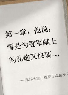 那场大雪，埋葬了我的少年