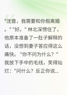 精品《首长老公求假离婚,我爽快答应》小说在线阅读 林北深沈雨沈音小说全集无删减全文