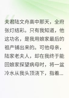 成婚三年,婆母指我肚子骂我荒田