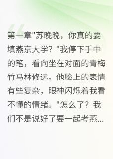 《瞒着竹马报考两千里外大学》小说全文精彩阅读 林修远晚晚白悠悠小说阅读