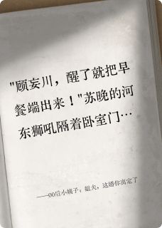 00后小姨子：姐夫，这婚你离定了苏晚林薇顾妄川by伟凌骁全文免费阅读