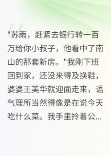 《我年薪两百万婆婆说都是小叔子的》小说完结版在线试读 林浩苏雨王美华小说全文
