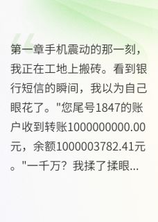 王磊王小燕张伟小说 我妈失踪三年后给我转了一千万(王磊王小燕张伟)小说阅读
