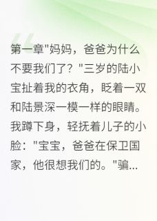 《军嫂苦等三年,带娃寻夫惊天秘密》小说完结版精彩阅读 陆景深陆天明陆明轩小说全文