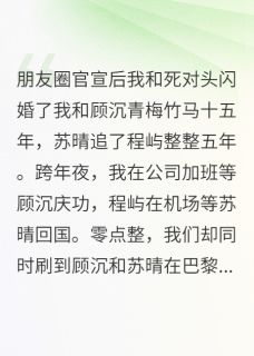 朋友圈官宣后我和死对头闪婚了完整版全文阅读 程屿顾沉小说 大结局