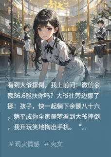 陆哲林薇薇小说 《大爷摔倒后我问他余额86.6能扶吗》小说全文在线试读