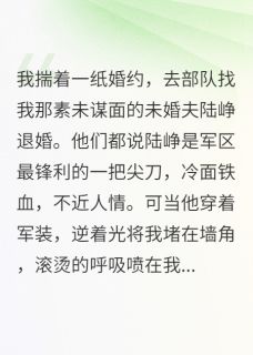 陆峥陈浩李文静小说 《退婚当天，军区尖刀把我抵上墙》小说全文精彩试读