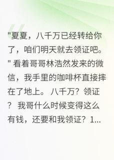 《哥哥给小三转八千万我截胡了》小说章节精彩试读 苏晚晚夏夏顾慕言小说全文