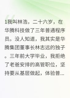 《我在公司装穷三年老板竟是我爸》精彩章节列表在线试读 苏雅华腾林婉儿小说