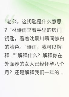 《七夕收到神秘钥匙发现老公还有家》林诗雨沈景川霍君临大结局精彩试读