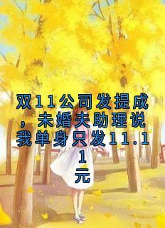 双11公司发提成,未婚夫助理说我单身只发11.11元